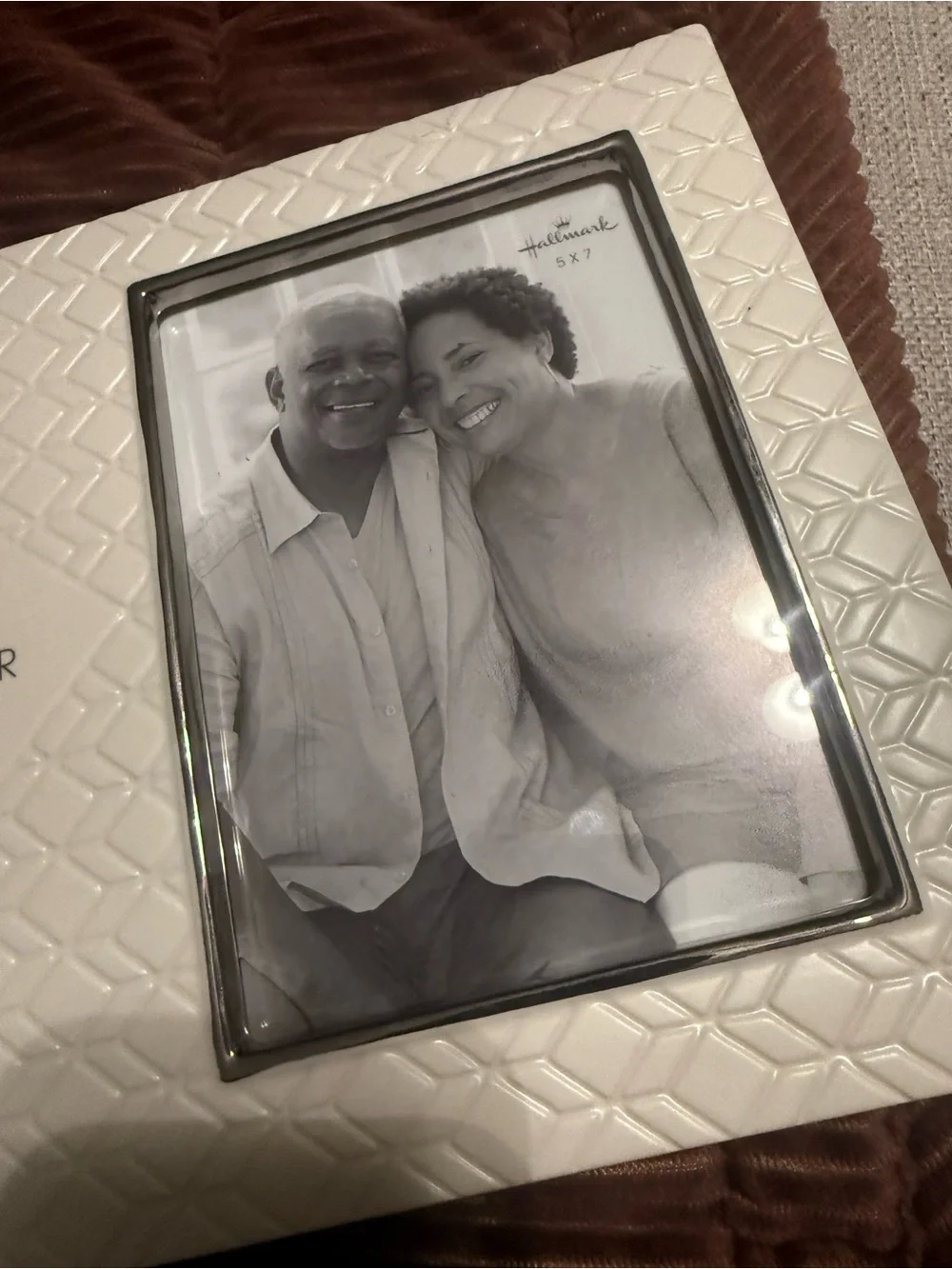 Hallmark White Textured 25 Years Together Anniversary Frame